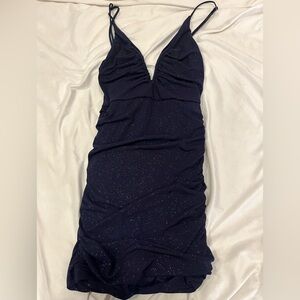 Mini dress navy blue xs
